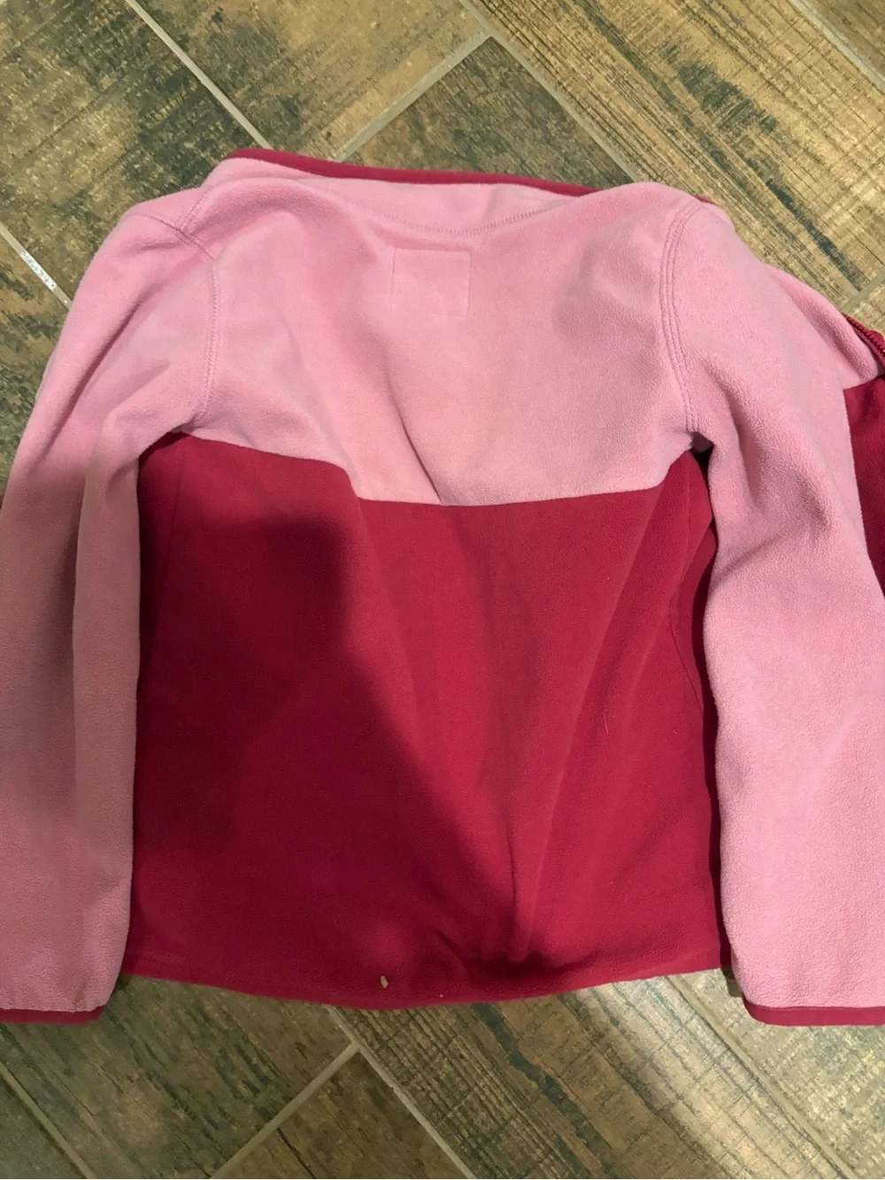 OshKosh B'gosh Pink Two-Tone Heart Fleece Jacket